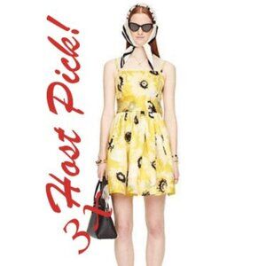 Kate Spade SUNNY Daisy SILK Organza Dress NEW Sundress Chic! Women's 14 🎉HPx3